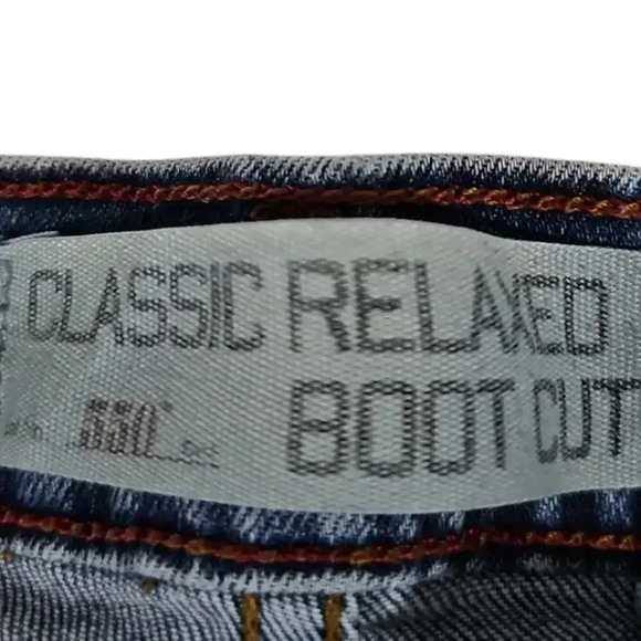 Levi's 550 Classic Relaxed Bootcut Jeans Medium Wash Size 16M - Picture 6 of 8